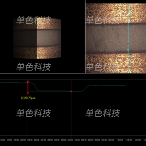 Ceramic gold-plated cylinder etching